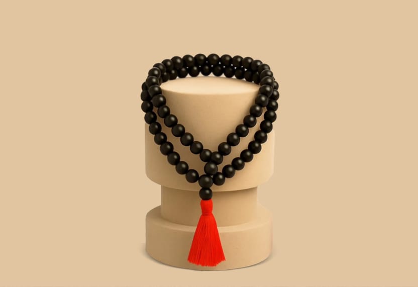 Karungali Mala (108+1 Beads, Bead Size: 8mm each)